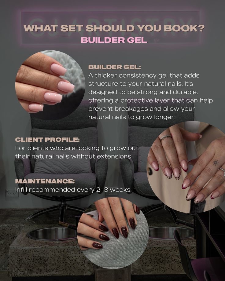 Builder gel booking guide for Polysh Nailcare Studio